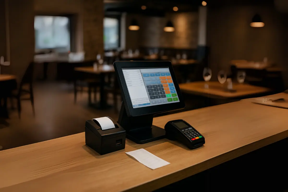 What is a POS system in a restaurant?