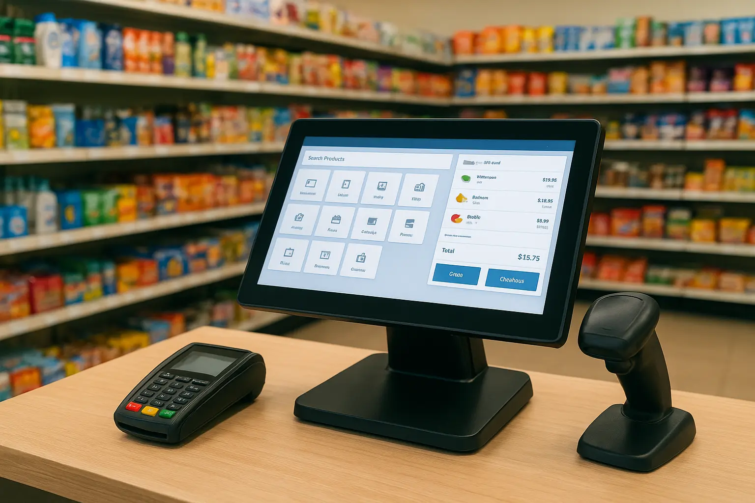 Retail POS software that simplifies stock search and billing with modern checkout system