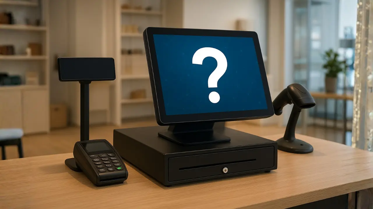 A modern POS terminal setup symbolizing the leading POS software companies in Pakistan in 2025.