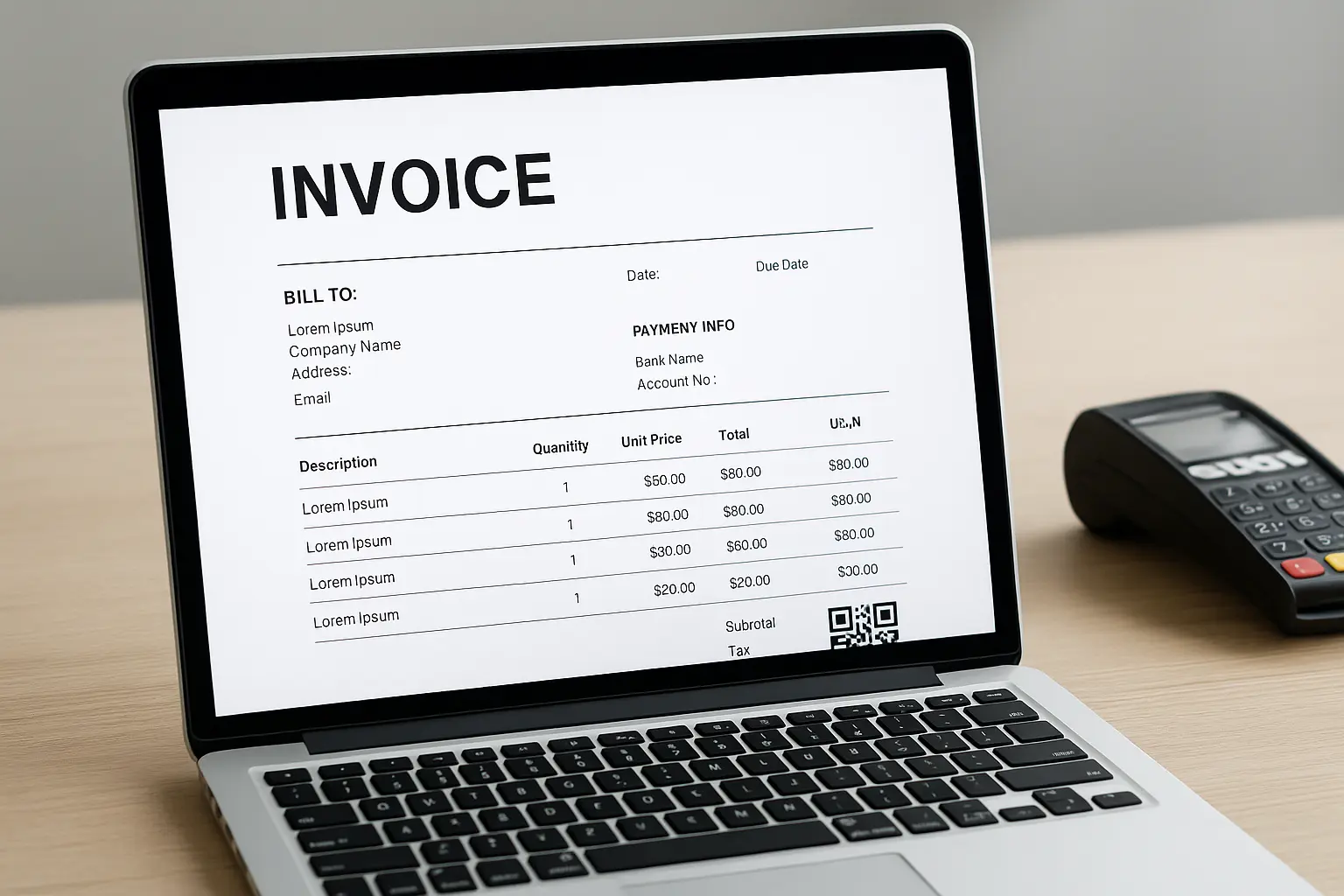 Digital representation of Pakistan’s FBR e-invoicing system interface on laptop and tablet