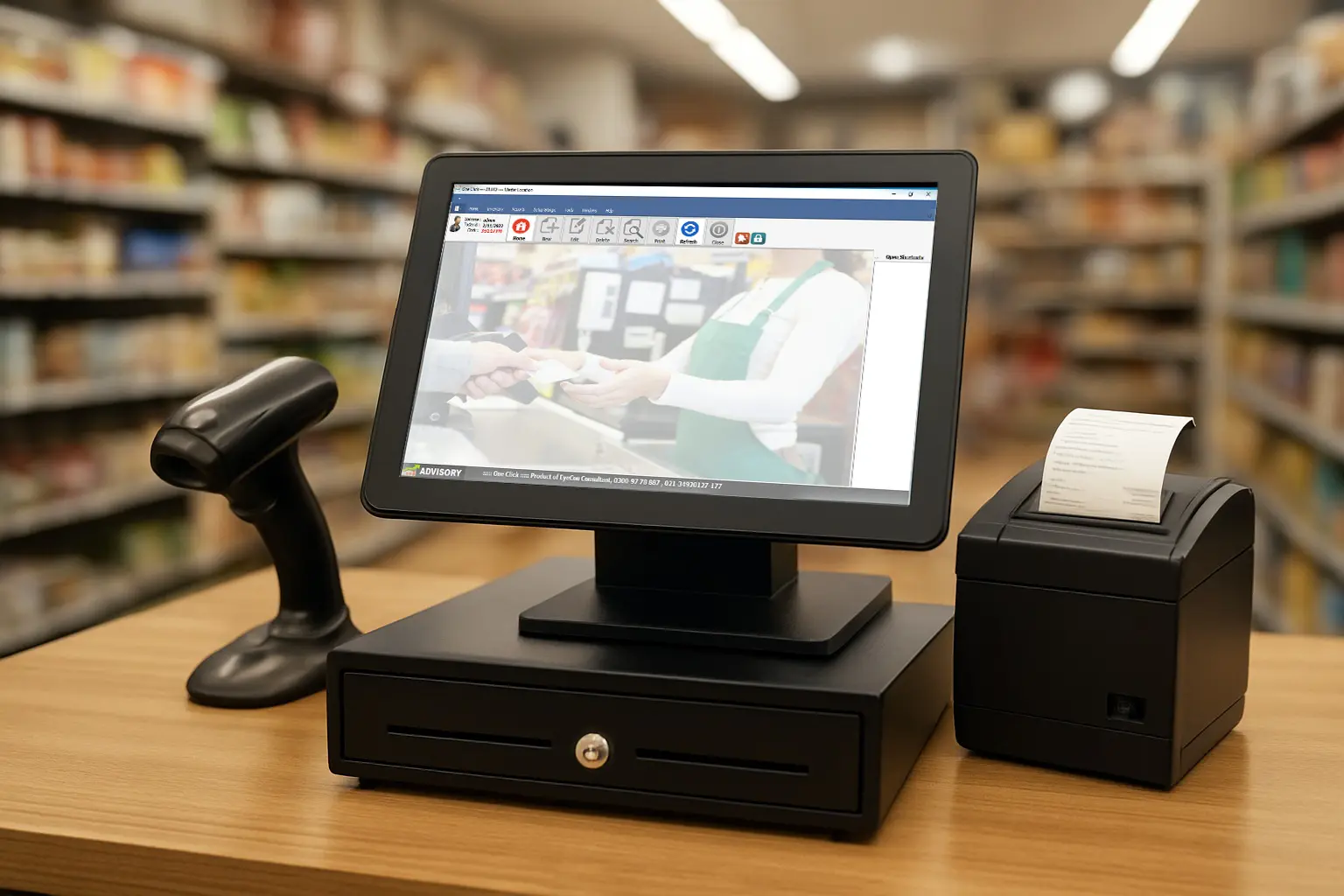 A modern POS software dashboard simplifying sales and inventory management for businesses.