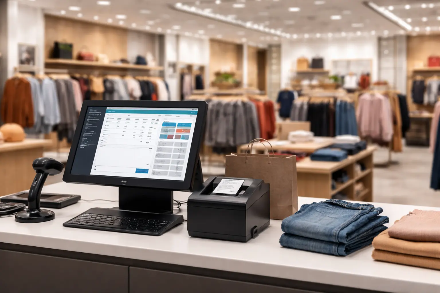 Clothing store billing software in Pakistan with modern POS system for apparel shops