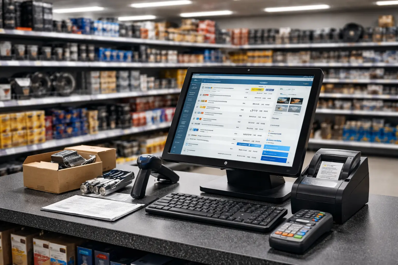 Auto Parts POS Software for inventory management and fast billing in auto parts store