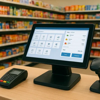 A modern retail POS system that makes stock search and billing faster and easier.