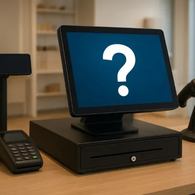 A modern POS terminal setup symbolizing the leading POS software companies in Pakistan in 2025.