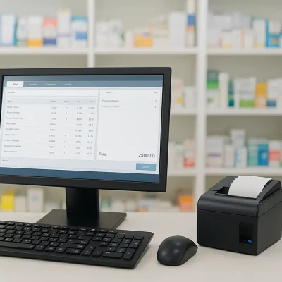 A modern pharmacy POS system for easy billing and inventory management