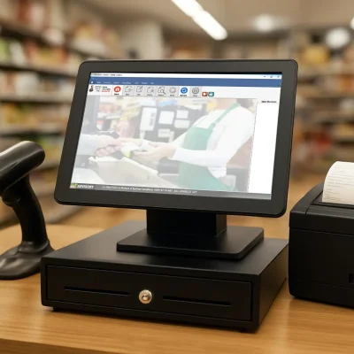 A modern POS software dashboard simplifying sales and inventory management for businesses.